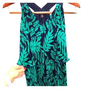 NWT Banana Republic palm leaf dress